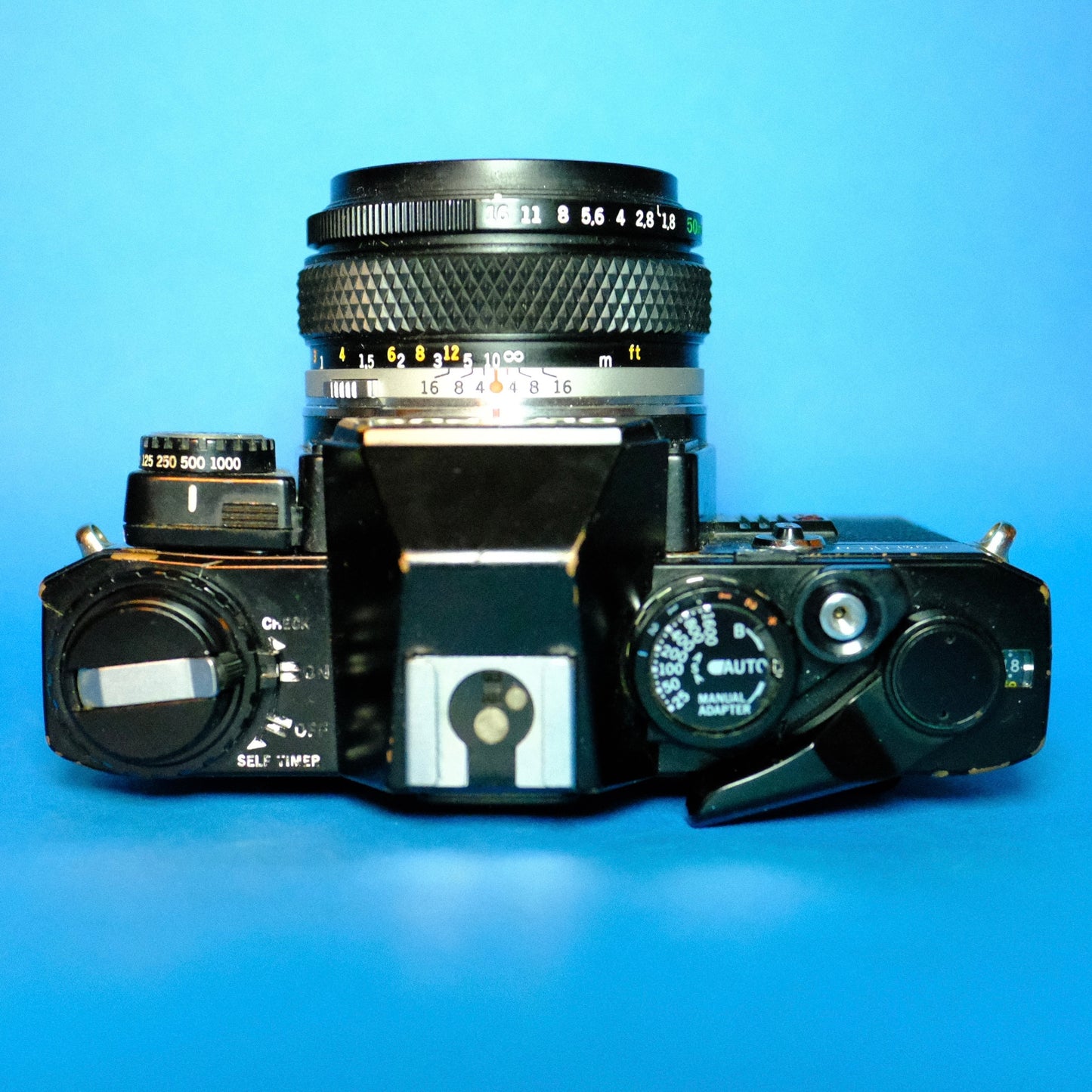 Black weathered olympus OM-10 kit