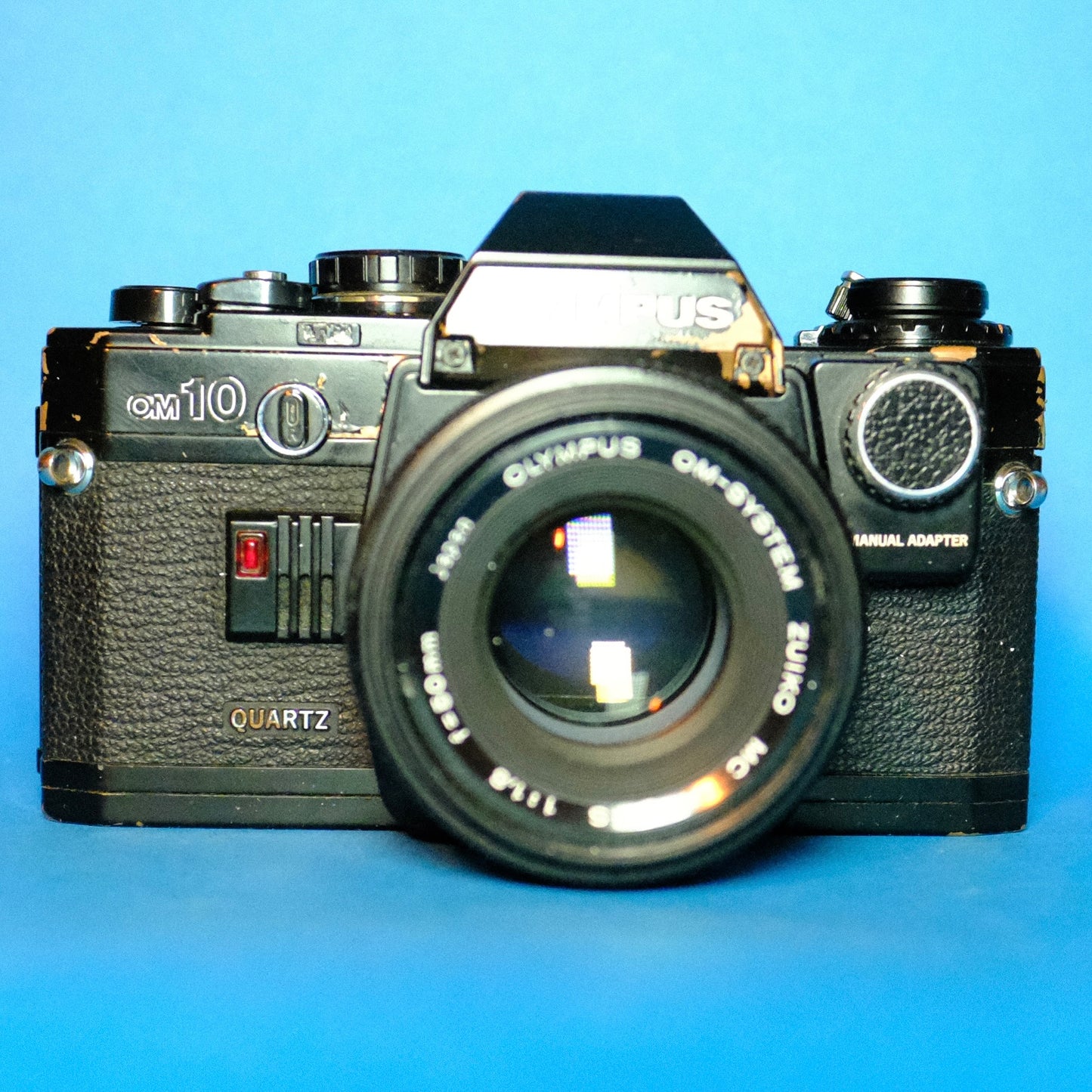 Black weathered olympus OM-10 kit