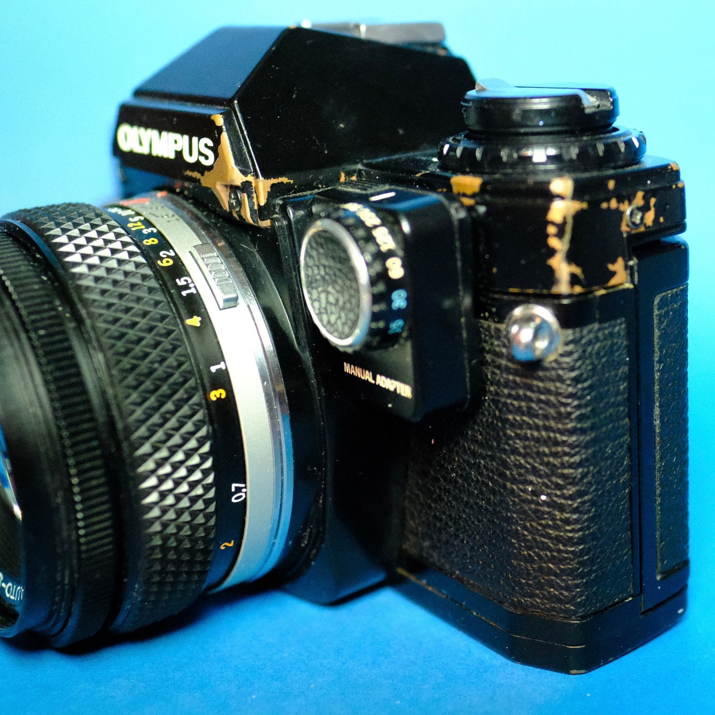Black weathered olympus OM-10 kit