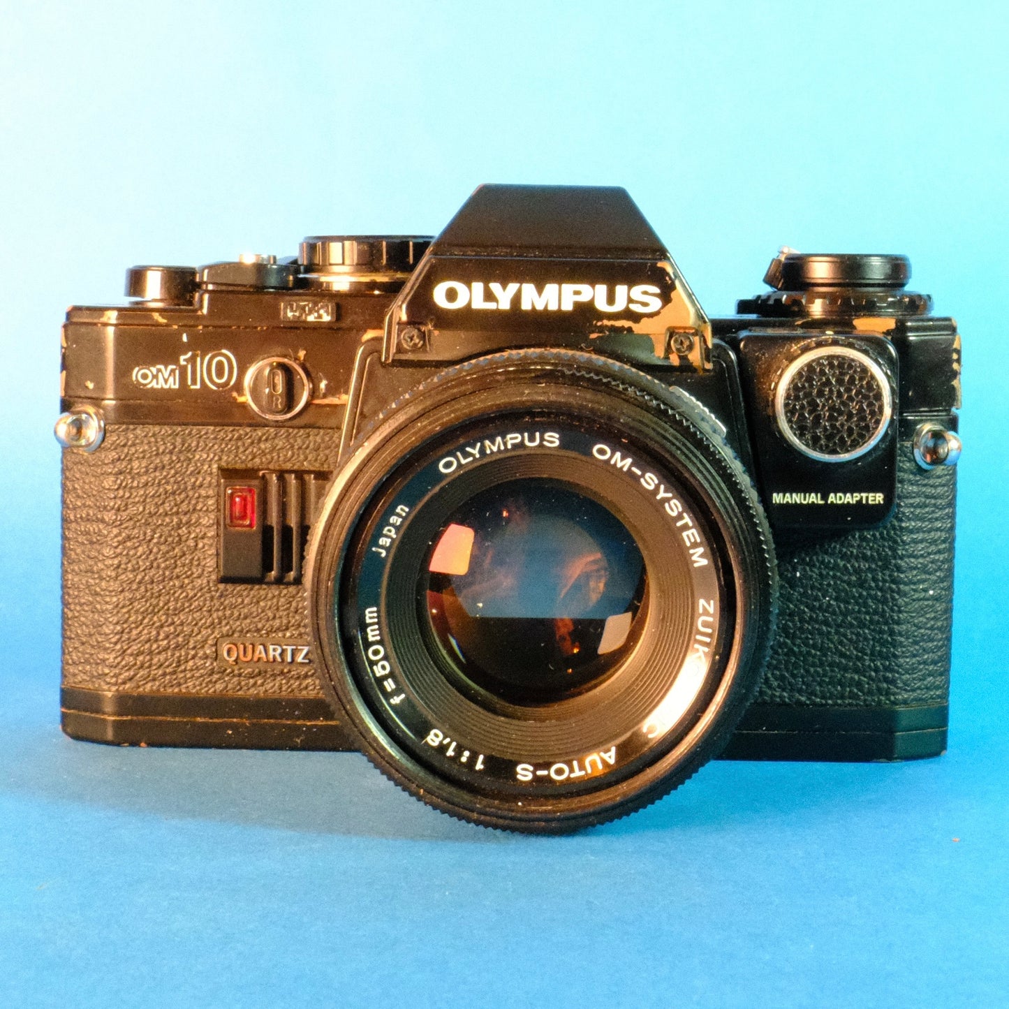 Black weathered olympus OM-10 kit