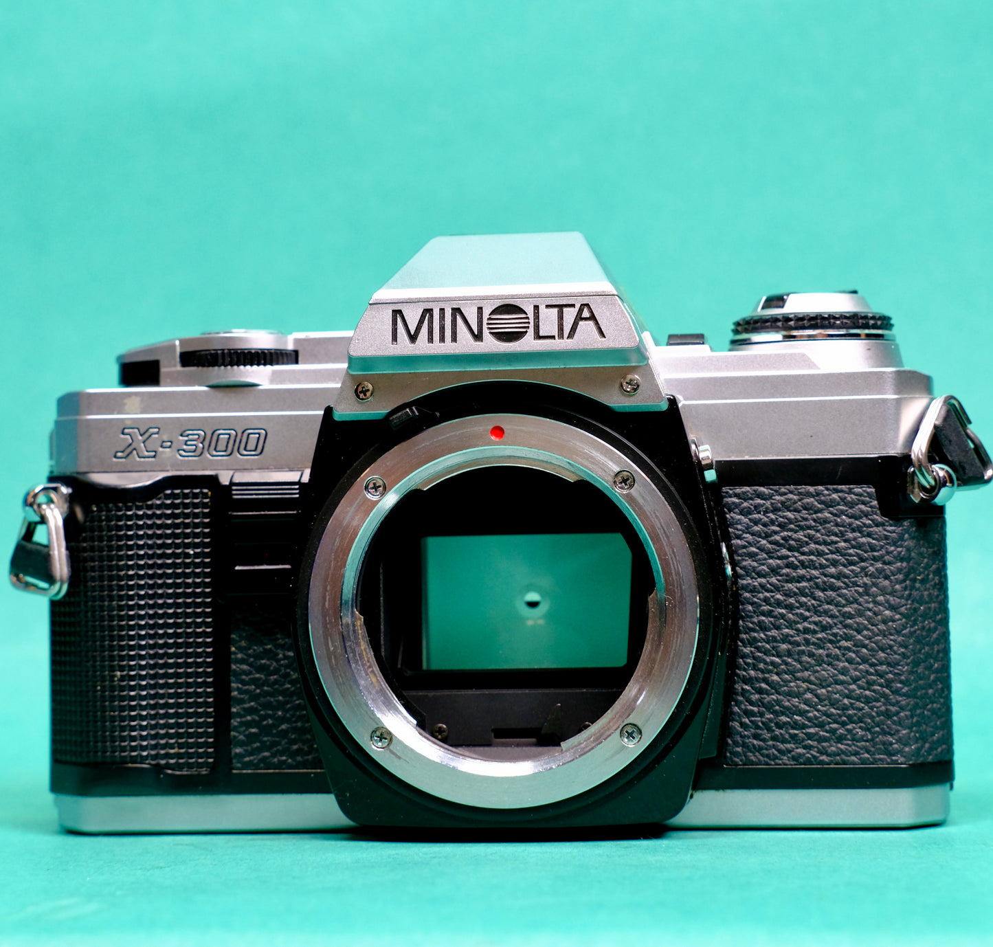 Boxed clean Minolta X-300 35mm SLR film camera refurbished