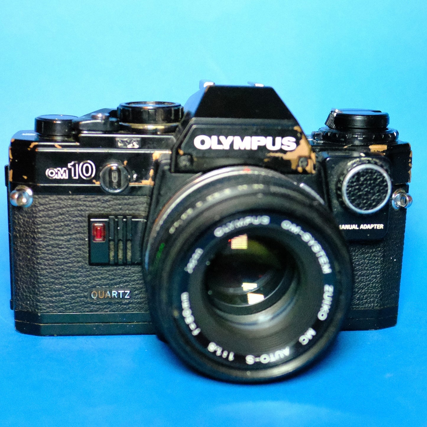 Black weathered olympus OM-10 kit