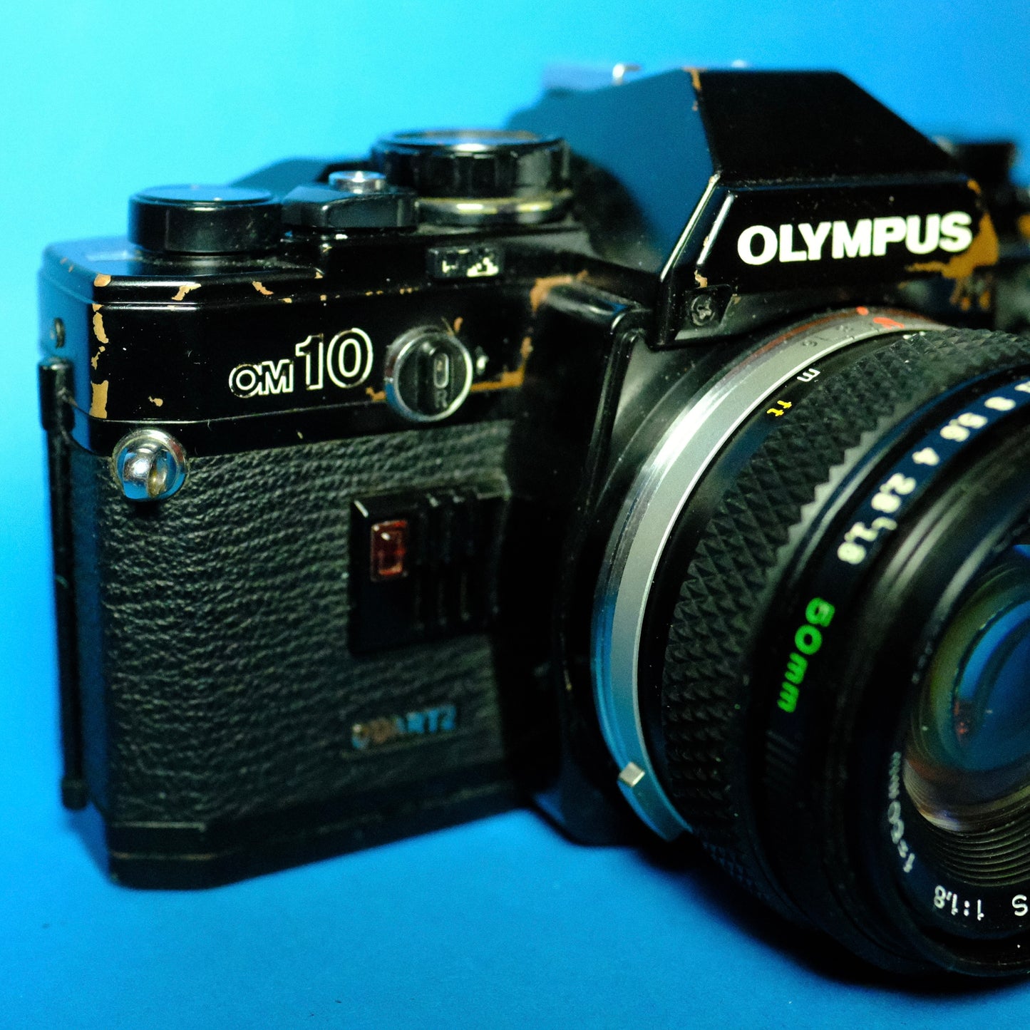 Black weathered olympus OM-10 kit