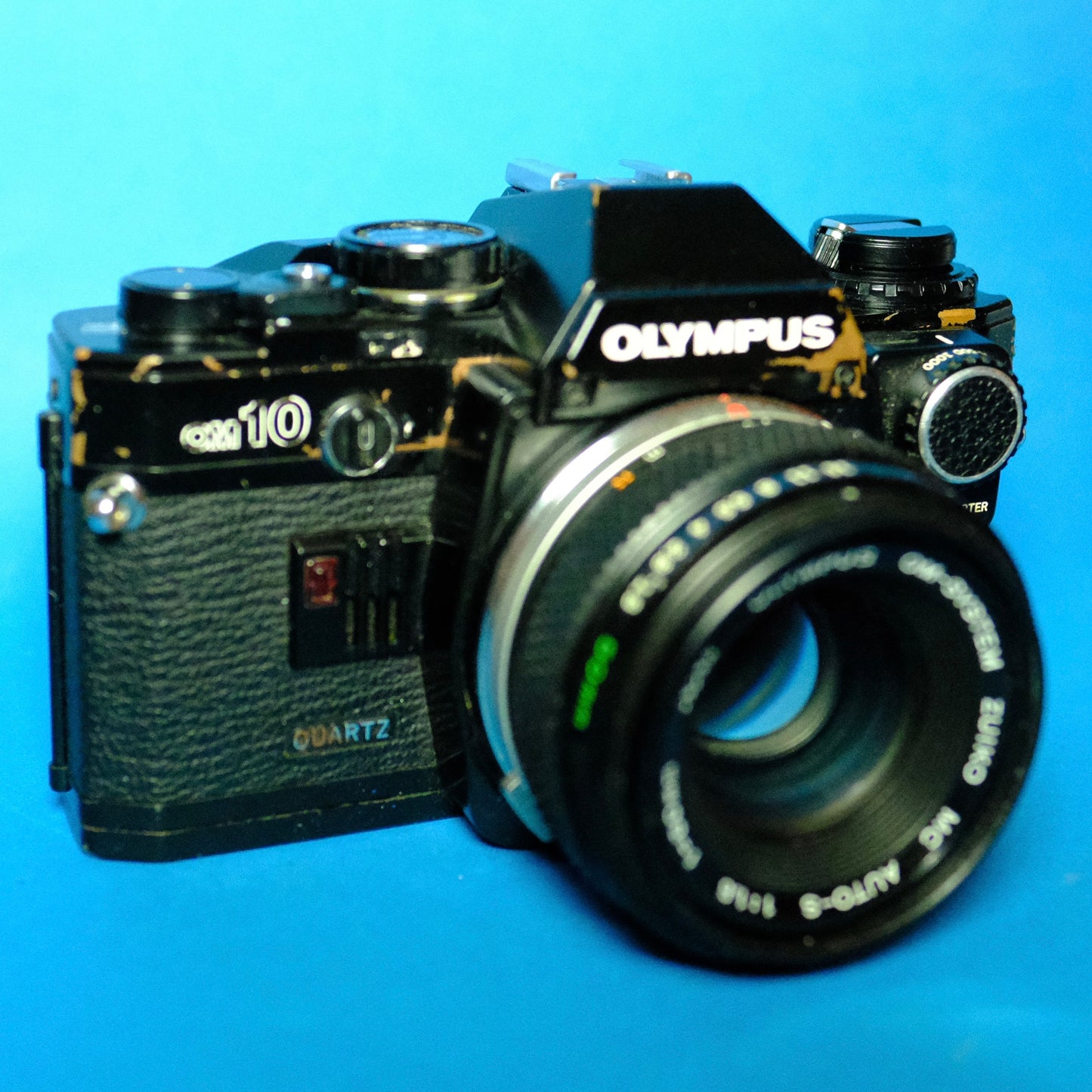 Black weathered olympus OM-10 kit