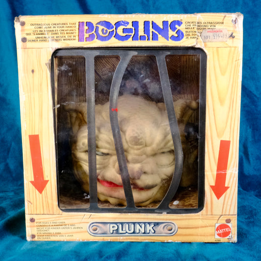 Original Boglins “Plunk” with box