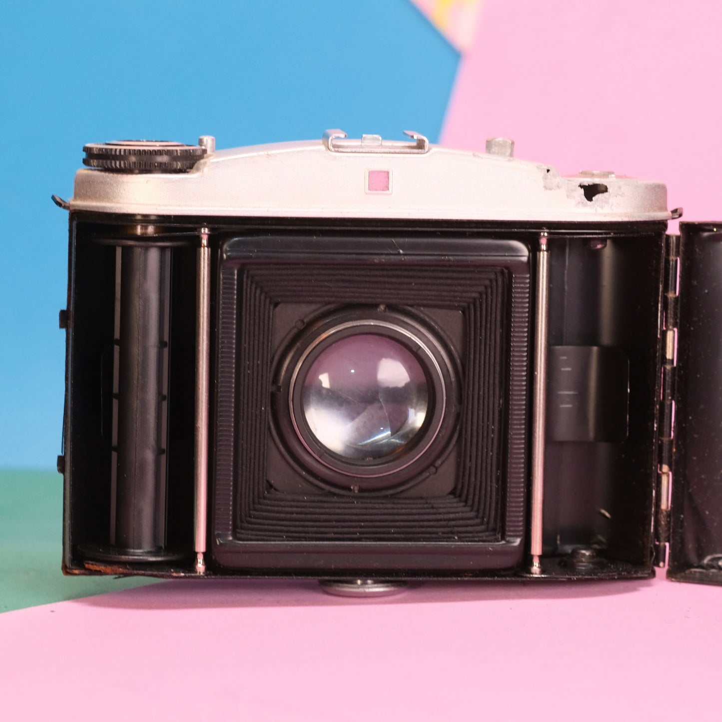 Balda baldi 29 medium format folding camera, heavily worn, fungus. Usable