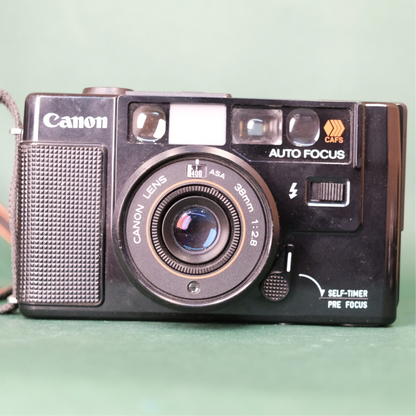 Canon sureshot, AF35M Autoboy point and shoot 35mm film camera