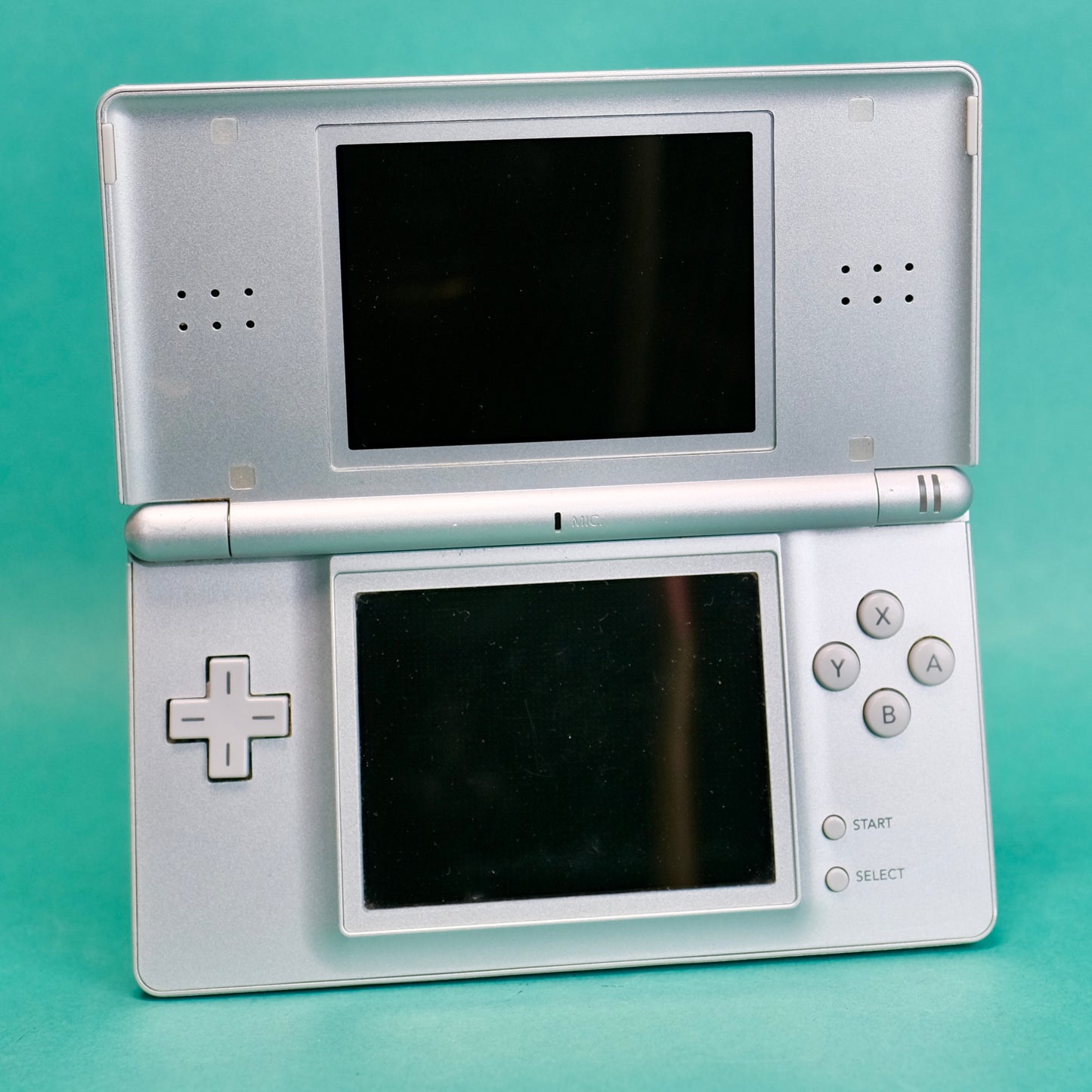Nintendo DS lite, silver, with original charger defect