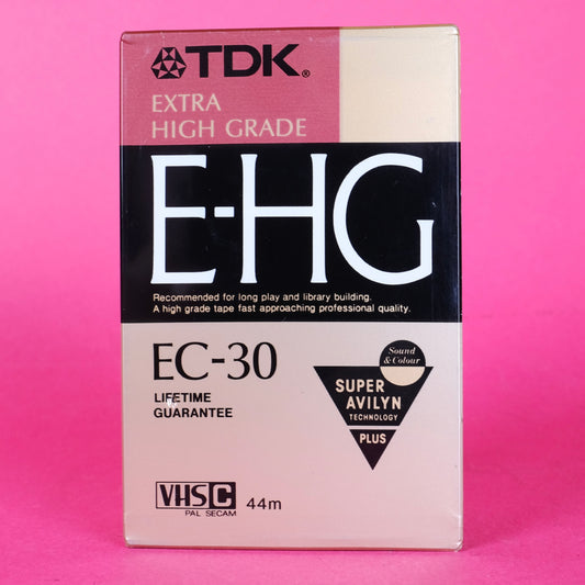 TDK EC-30 VHS-C cassette NOS