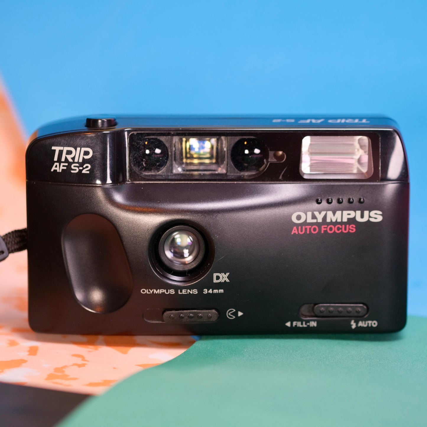 Olympus trip AF S-2 point and shoot 35mm film camera