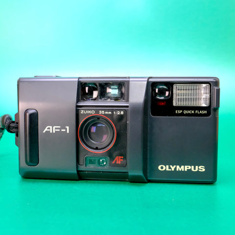 Olympus AF-1 MJU ii lens spec point and shoot 35mm camera