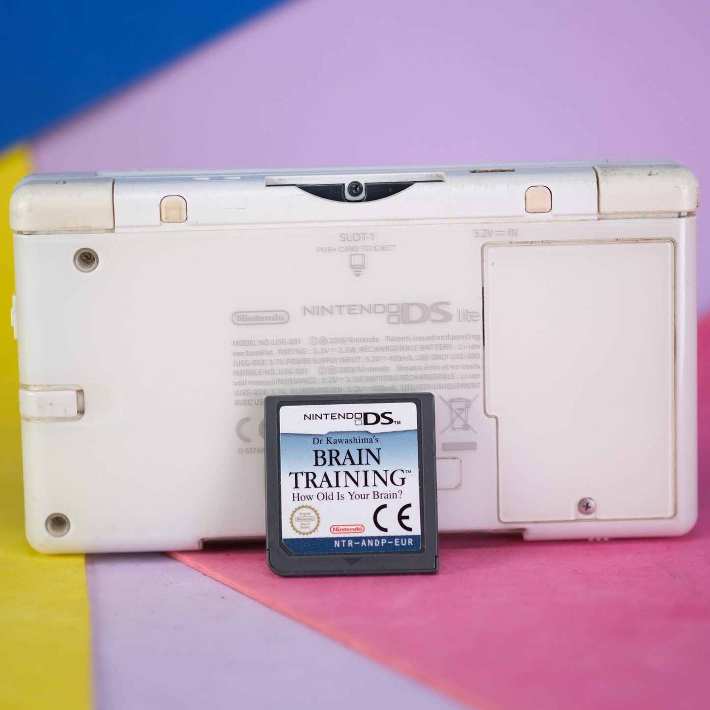 Nintendo DS lite, white, with original charger