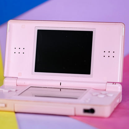 Nintendo DS lite, pink, with original charger