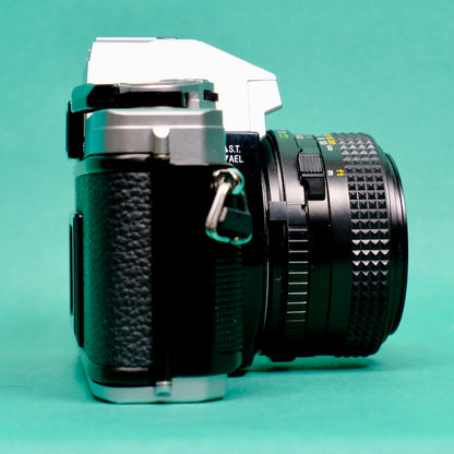 Boxed clean Minolta X-300 35mm SLR film camera refurbished