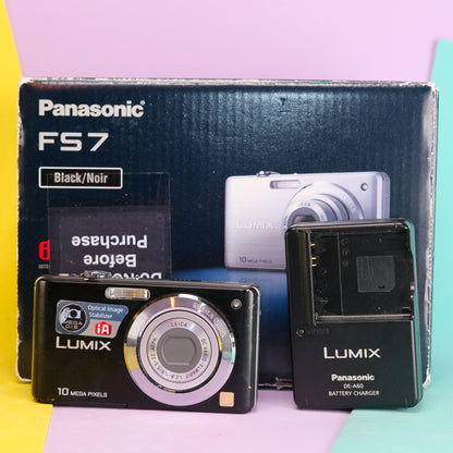 Panasonic lumix DMC-FS7 y2k era digital camera, student nostalgia