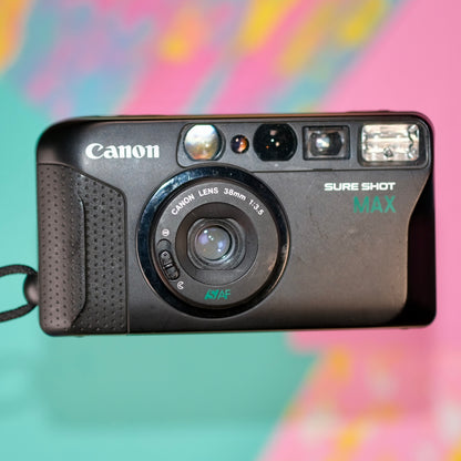 Canon sure shot max cult point and shoot 35mm film camera