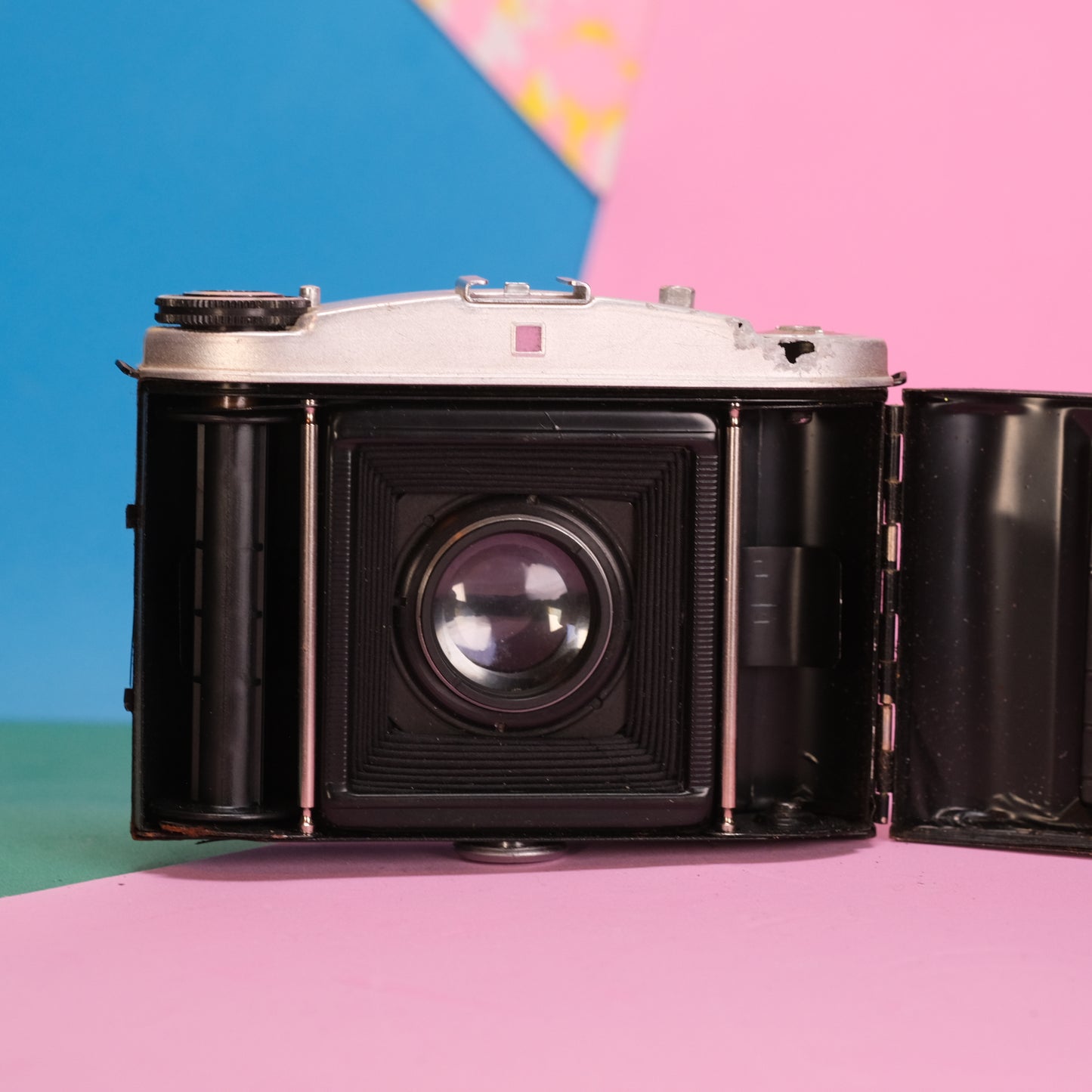 Balda baldi 29 medium format folding camera, heavily worn, fungus. Usable