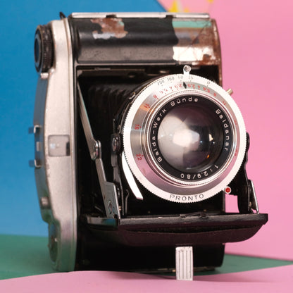 Balda baldi 29 medium format folding camera, heavily worn, fungus. Usable