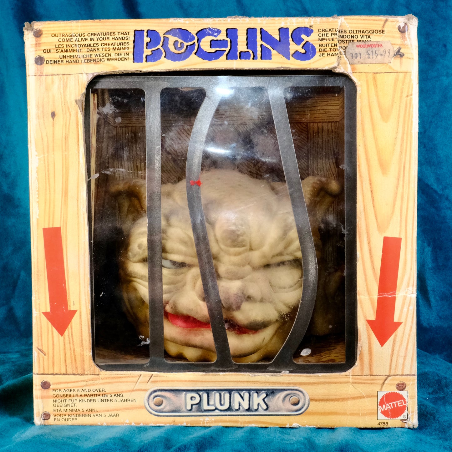 Original Boglins “Plunk” with box