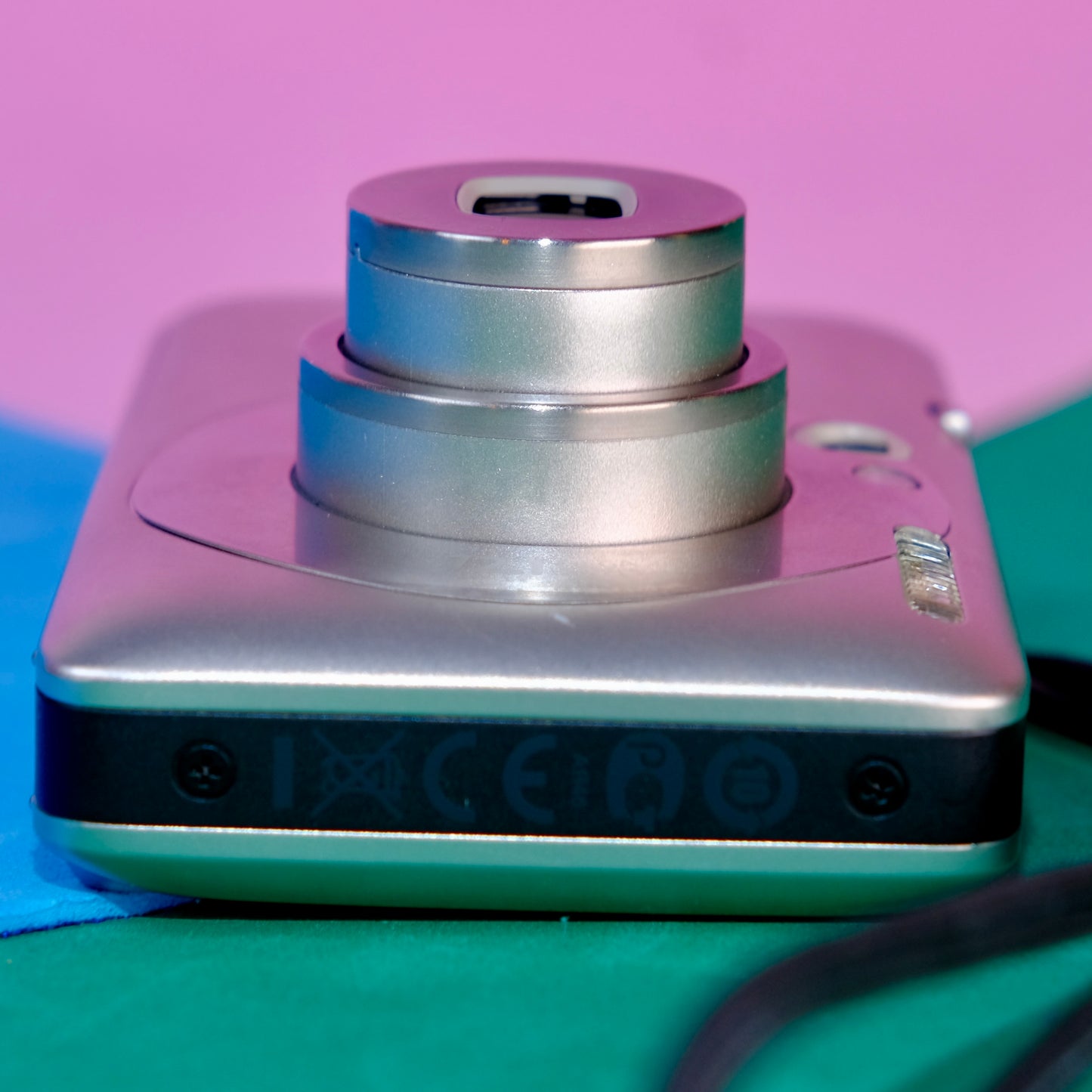 Canon Digital ixus 100 IS Retro digital camera Y2K aesthetic