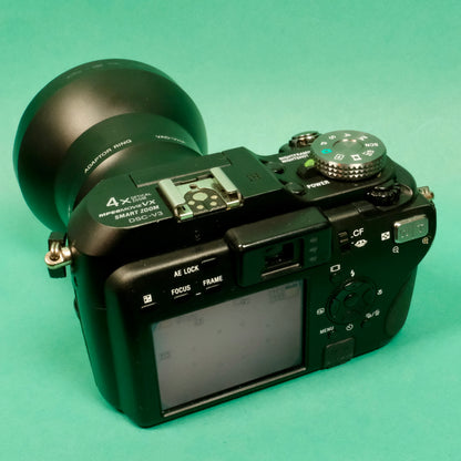 Sony DSC-v3 Digital camera with built in night shot and 0.65x wide angle lens adapter