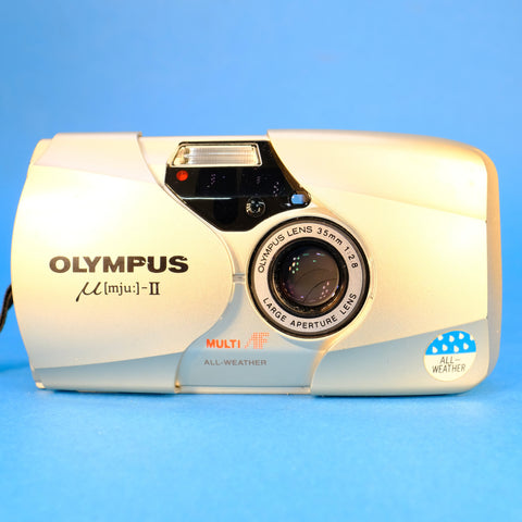 Olympus mju ii “stylus epic” gold model, film tested, excellent