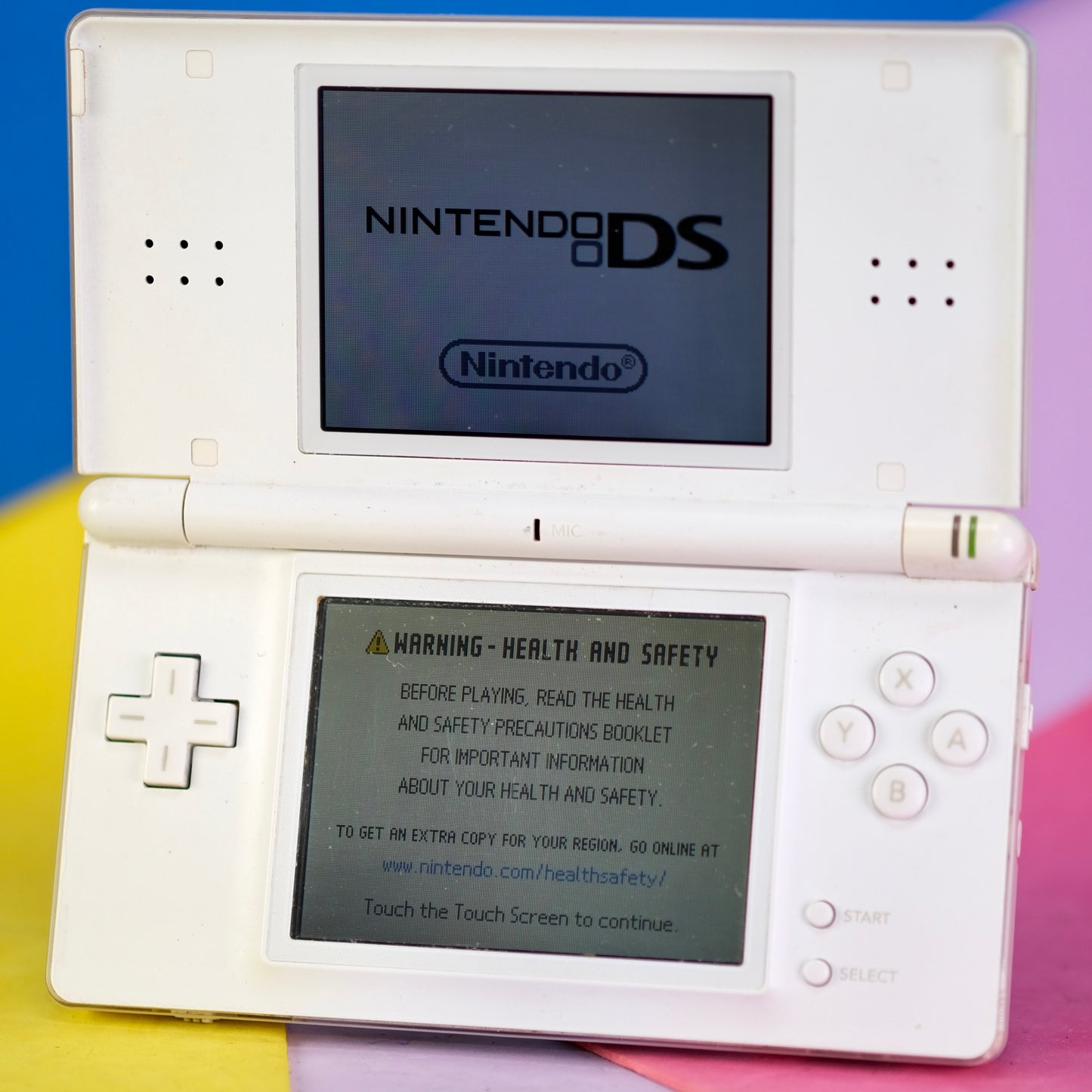 Nintendo DS lite, white, with original charger