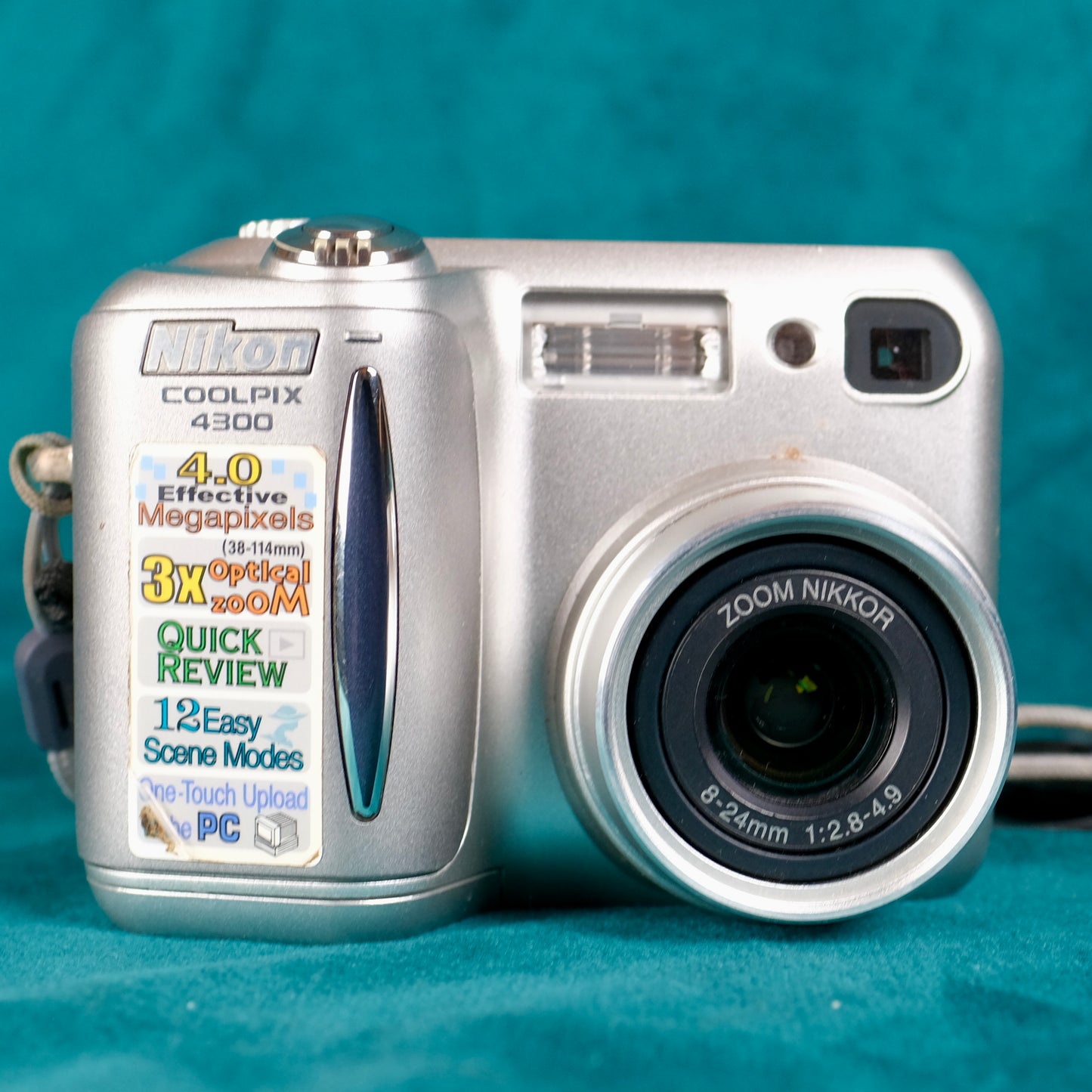 Nikon Coolpix 4300 retro digital camera (Y2K aesthetic)
