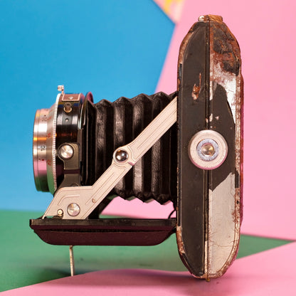 Balda baldi 29 medium format folding camera, heavily worn, fungus. Usable