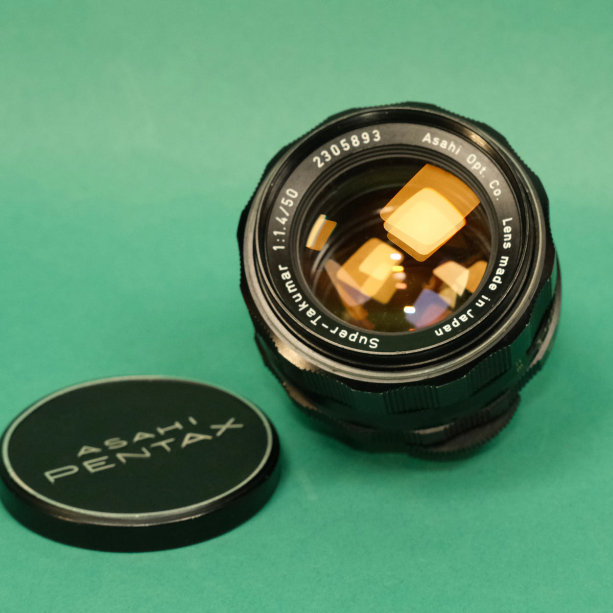 Refurbished Pentax M42 mount 50mm 1.4 super takumar lens
