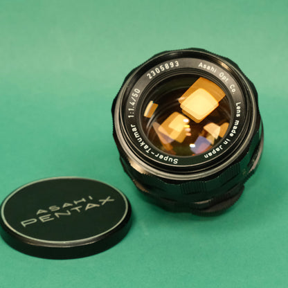 Refurbished Pentax M42 mount 50mm 1.4 super takumar lens