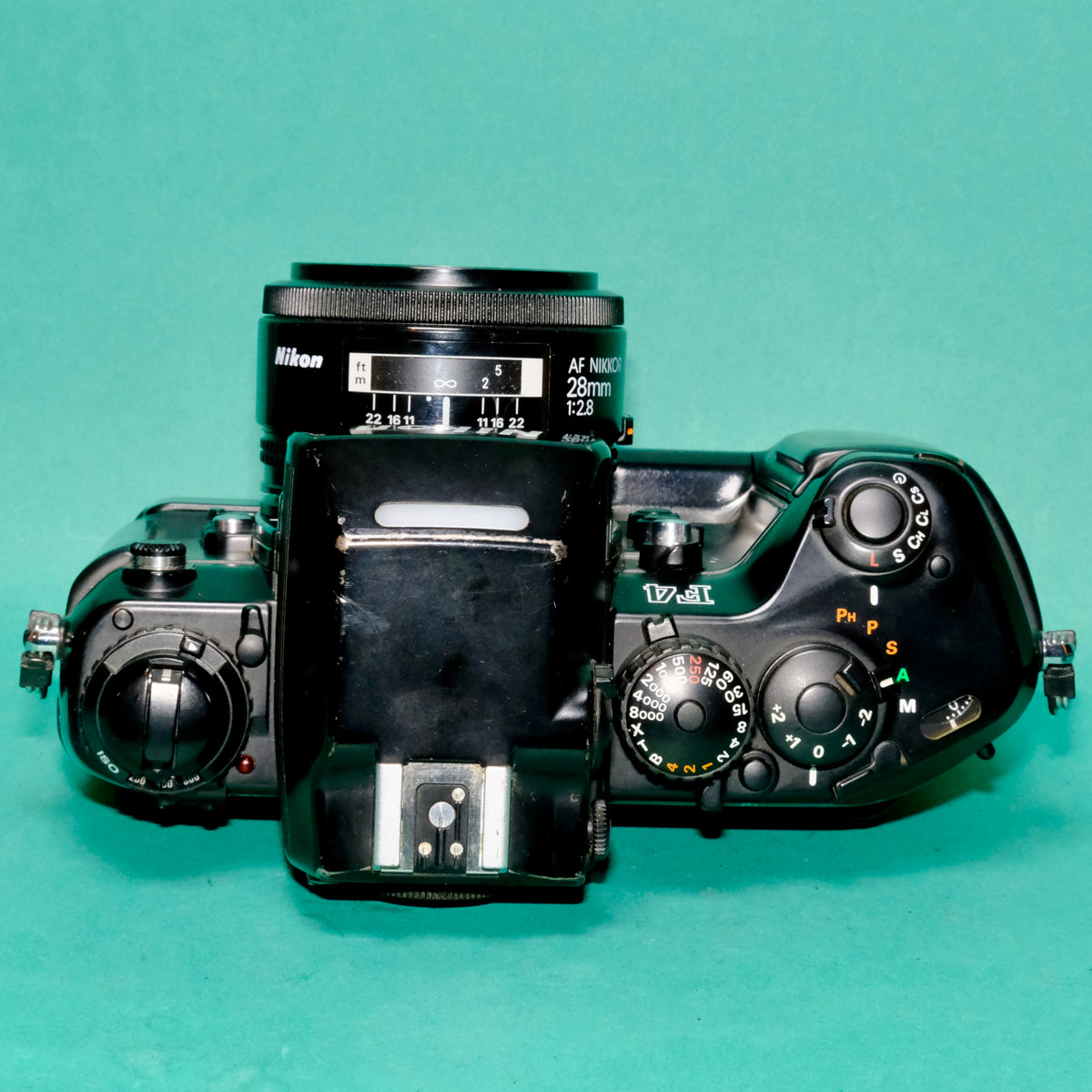 Nikon F4S 35mm Professional SLR film camera & 28mm F/:2.8 lens