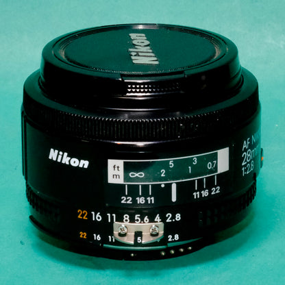 Nikon F4S 35mm Professional SLR film camera & 28mm F/:2.8 lens