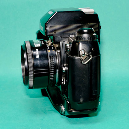 Nikon F4S 35mm Professional SLR film camera & 28mm F/:2.8 lens