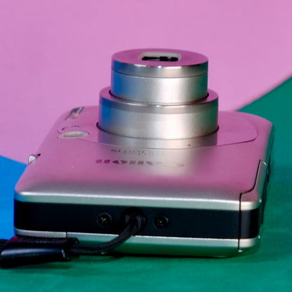 Canon Digital ixus 100 IS Retro digital camera Y2K aesthetic