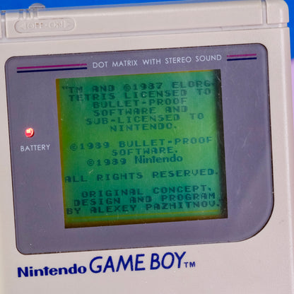 Original Nintendo Gameboy DMG-01 with Nuby case & Tetris