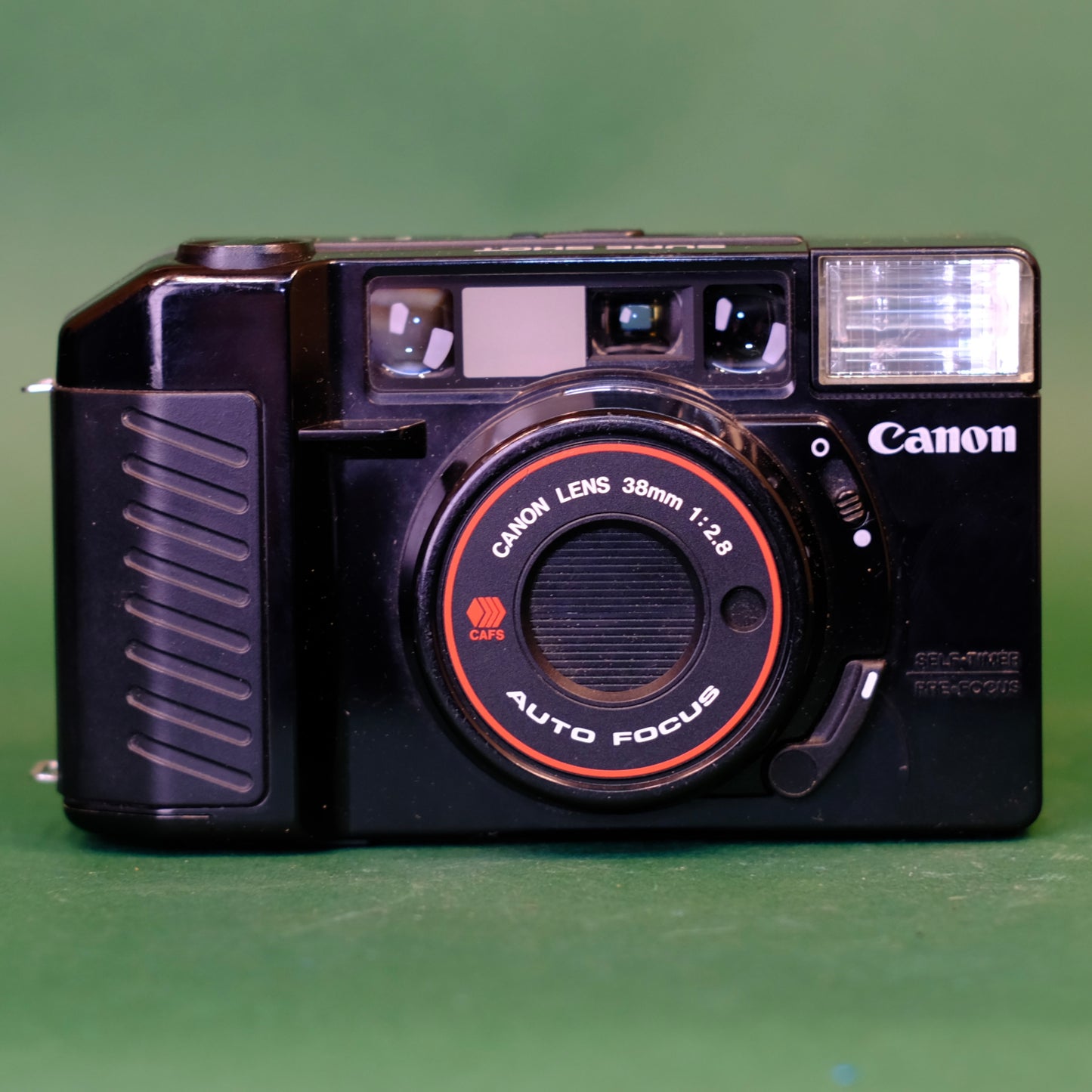 Canon sureshot, AF35M ii (Autoboy ii) point and shoot 35mm film camera