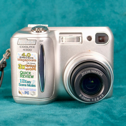 Nikon Coolpix 4300 retro digital camera (Y2K aesthetic)