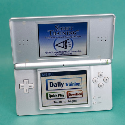 Nintendo DS lite, silver, with original charger defect