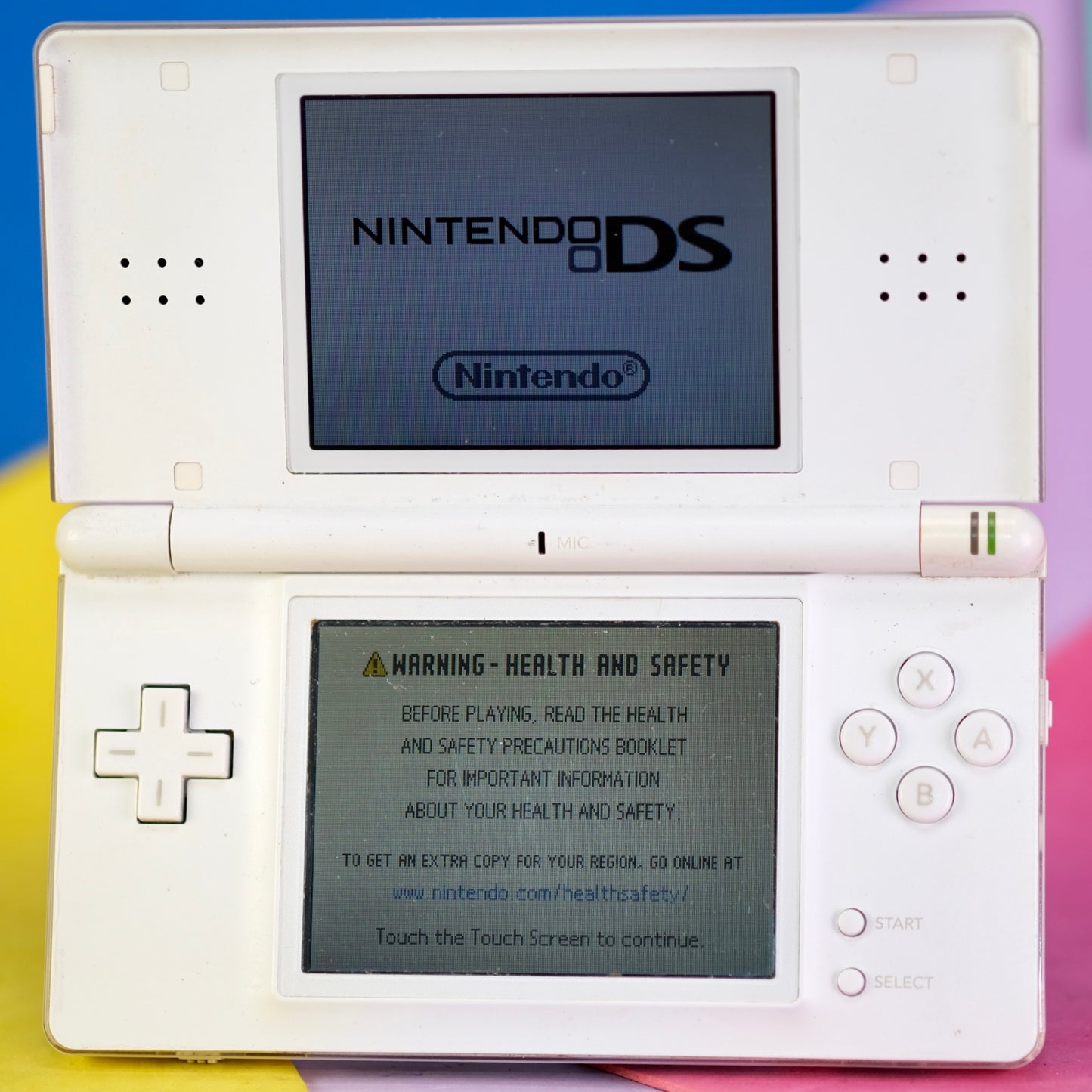 Nintendo DS lite, white, with original charger