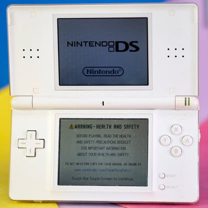 Nintendo DS lite, white, with original charger
