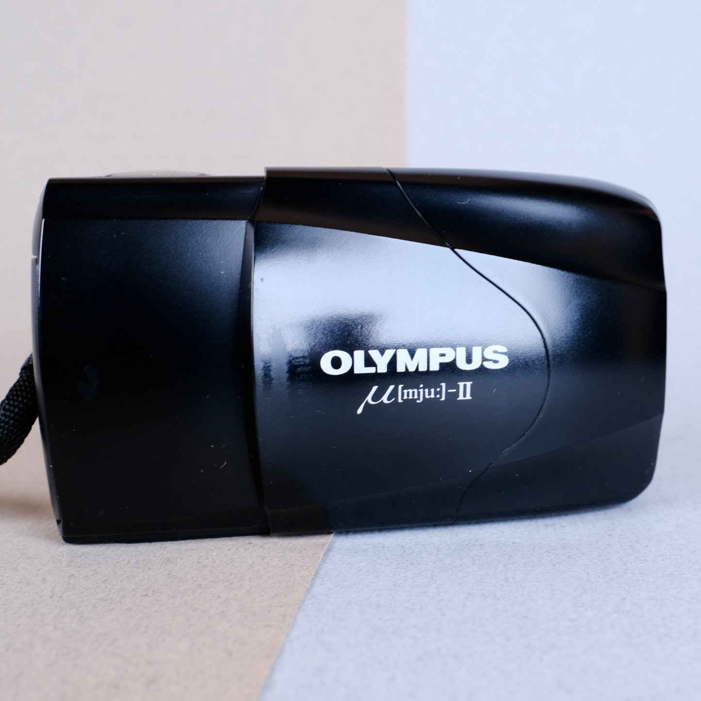 Olympus mju ii “stylus epic” black, fair condition film tested boxed