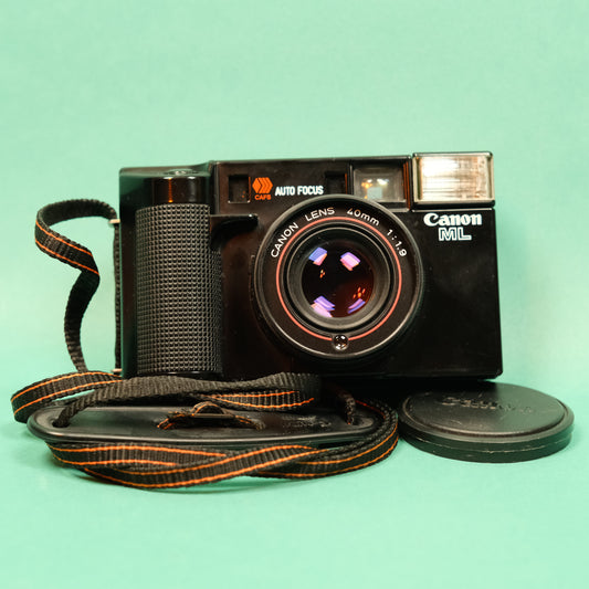 Canon AF35 ML 35mm point and shoot film camera