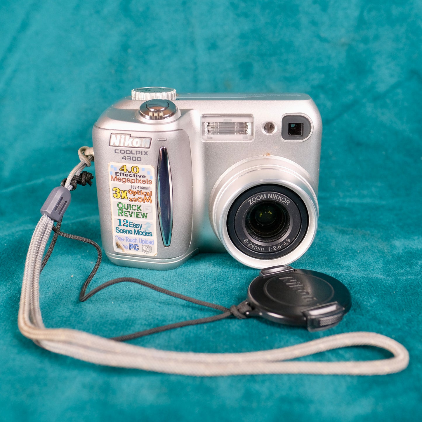 Nikon Coolpix 4300 retro digital camera (Y2K aesthetic)