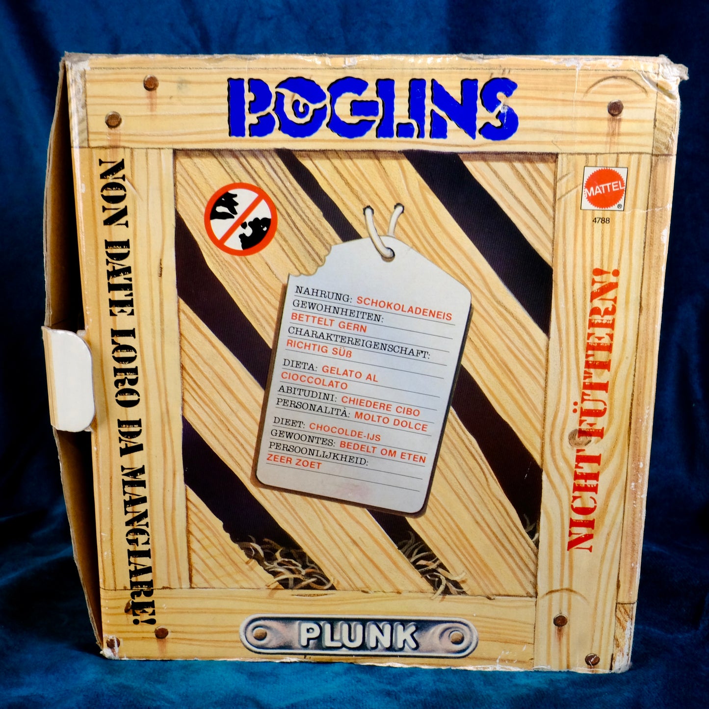Original Boglins “Plunk” with box