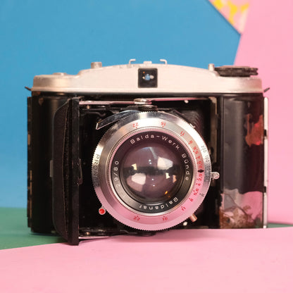 Balda baldi 29 medium format folding camera, heavily worn, fungus. Usable