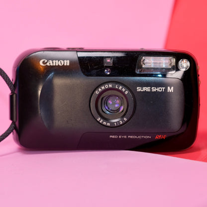 Canon sure shot M 35mm point and shoot film camera