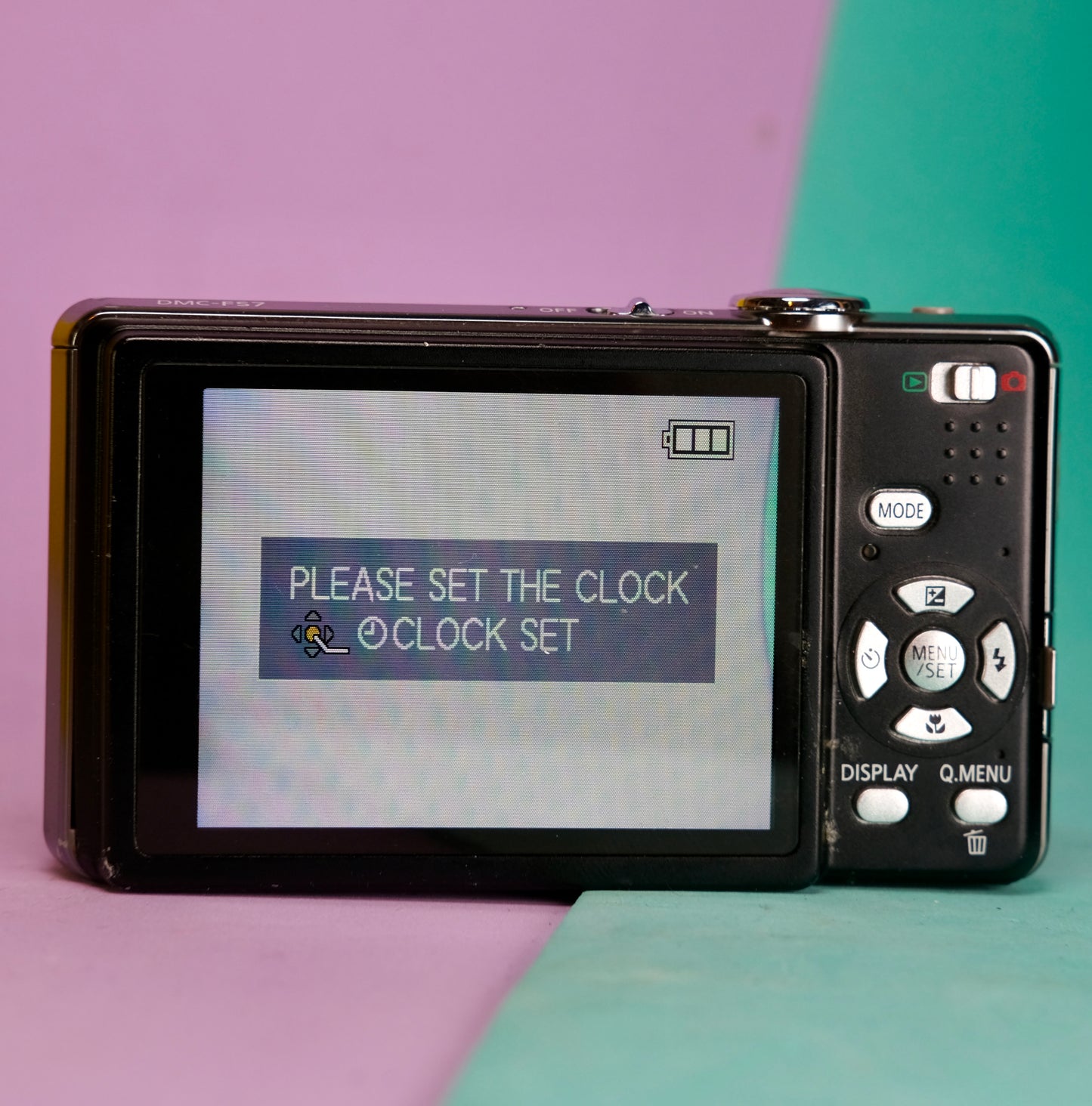 Panasonic lumix DMC-FS7 y2k era digital camera, student nostalgia