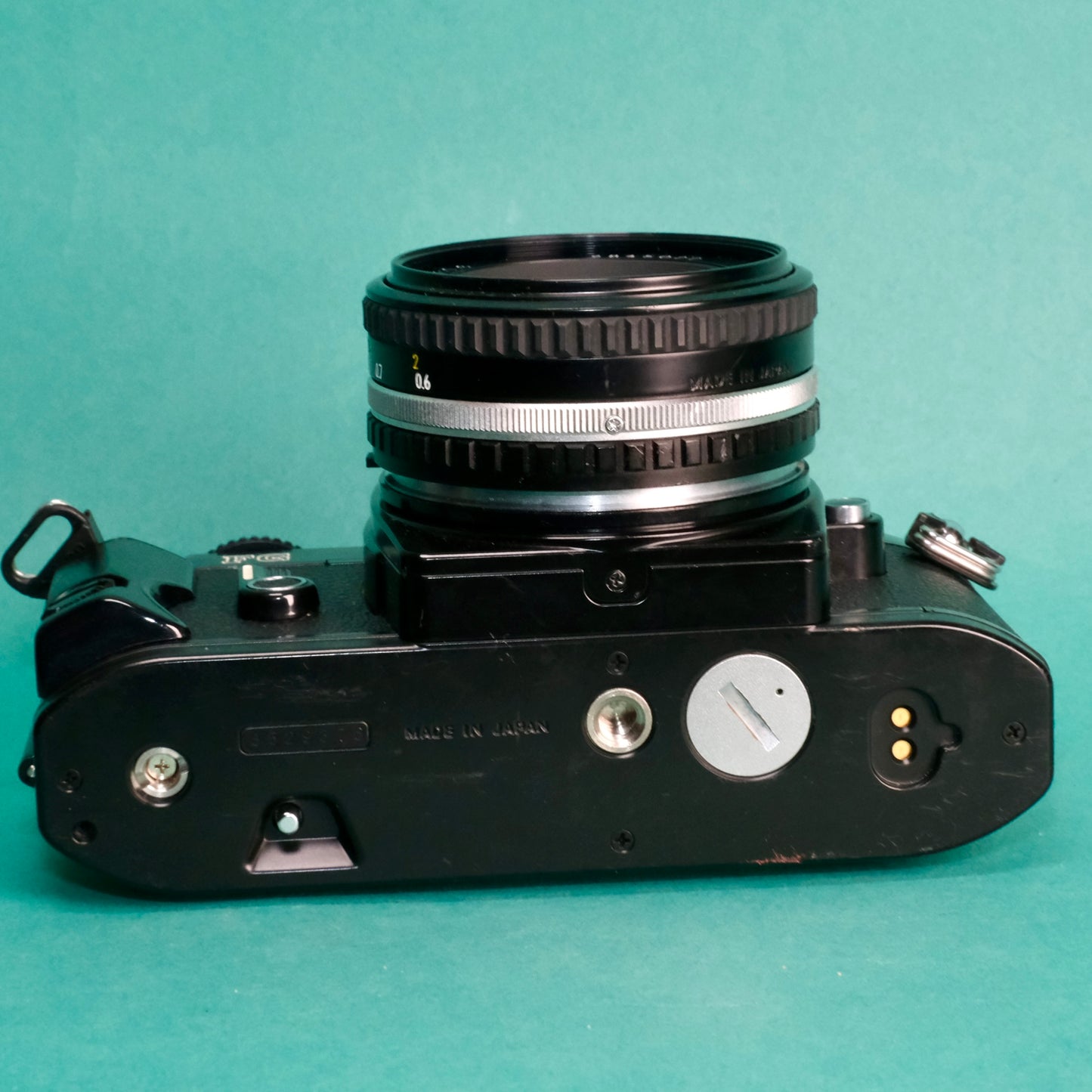 Nikon FG 35mm SLR film camera & 50mm 1.8 lens
