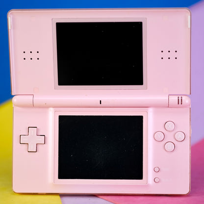 Nintendo DS lite, pink, with original charger